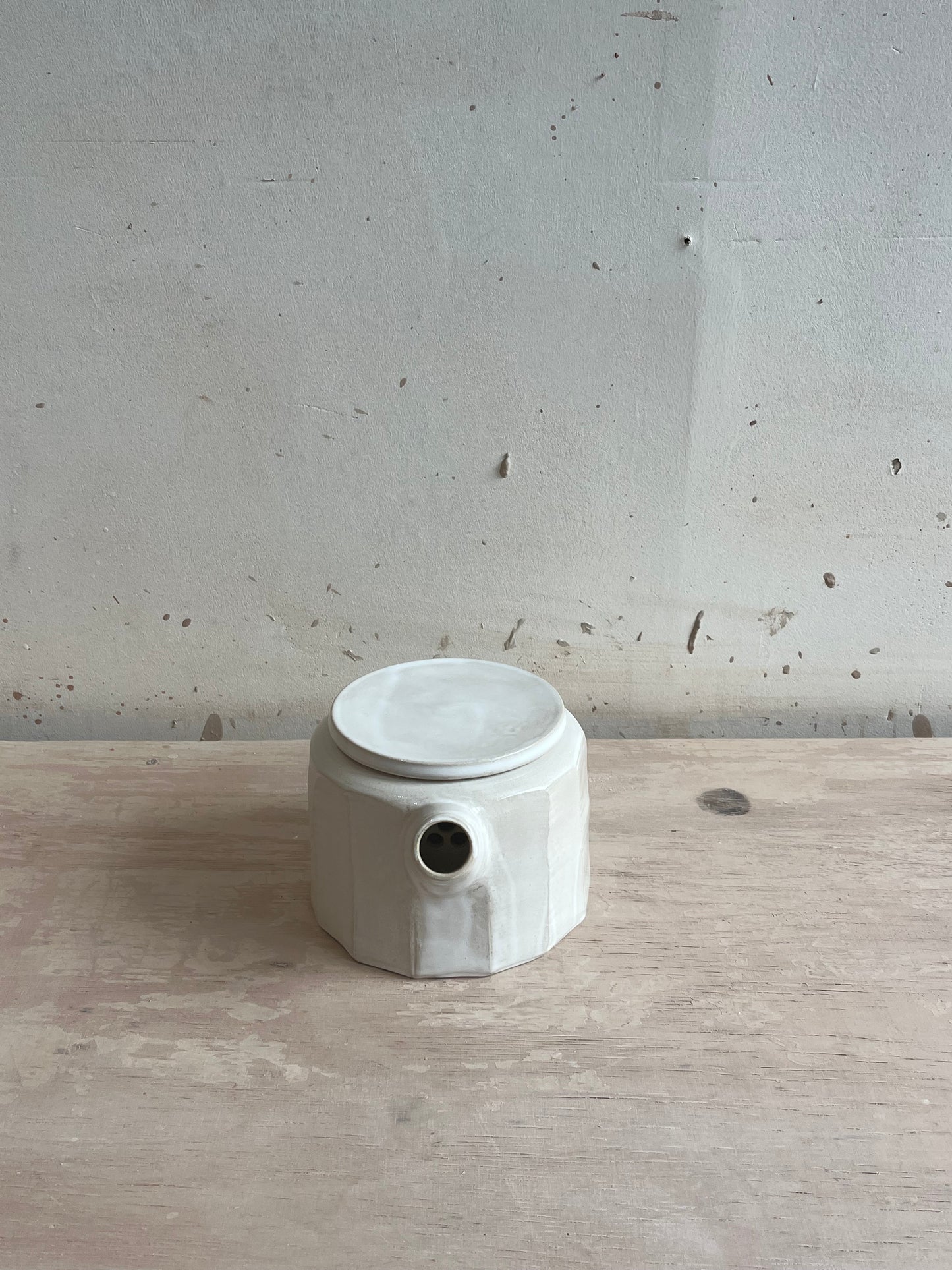 Carved teapot