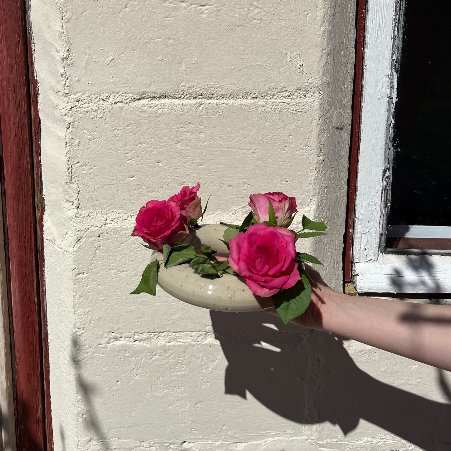 Mini donut vase