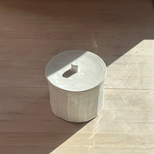 Butter Bell - White Faceted