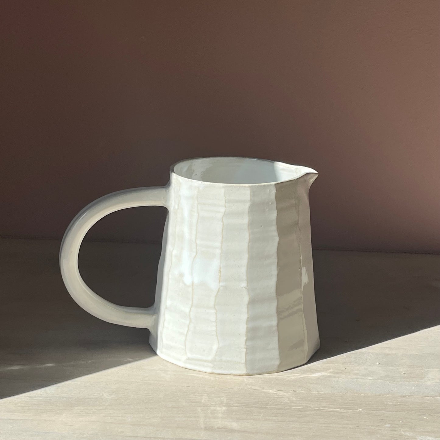 Faceted Pitcher