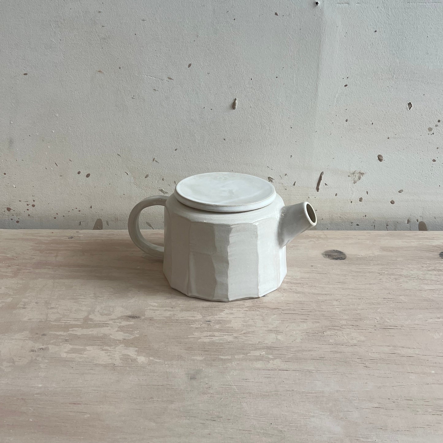 Carved teapot