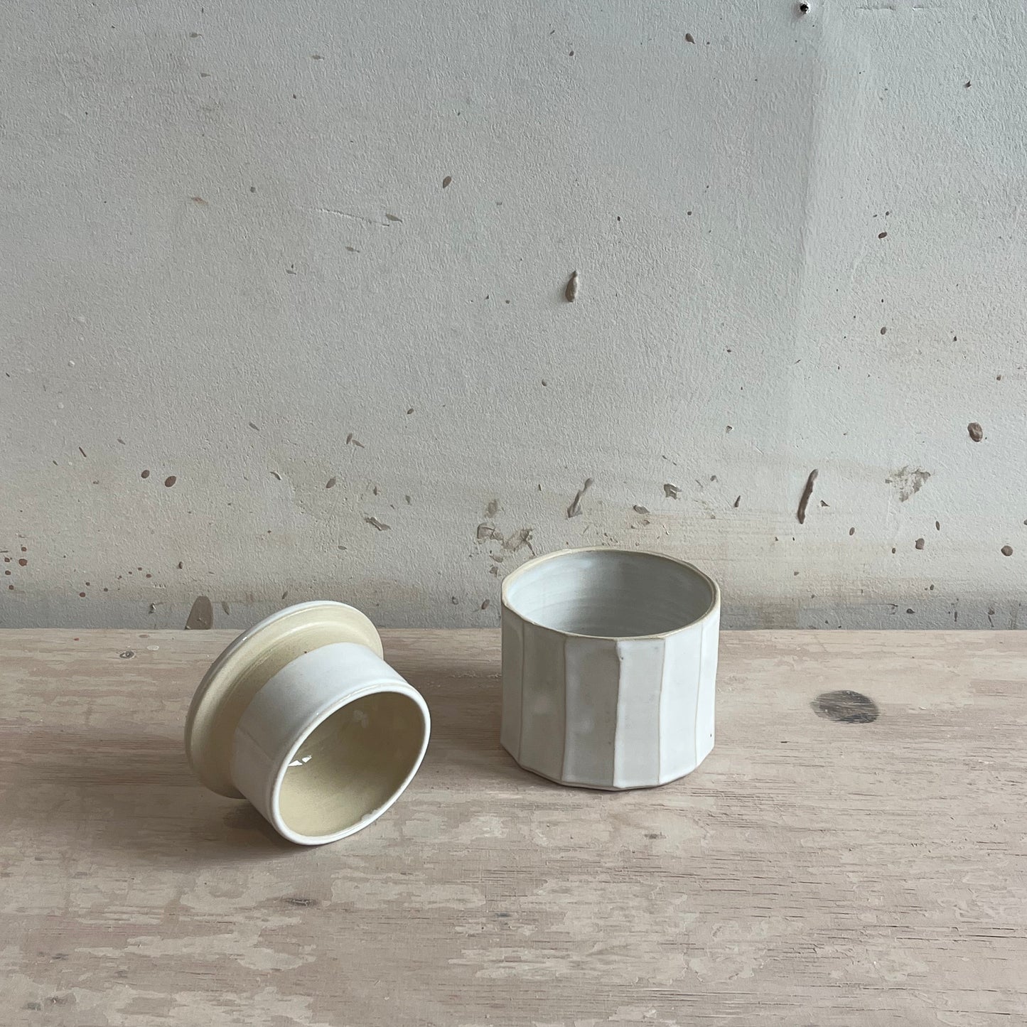 Butter Bell - White Faceted
