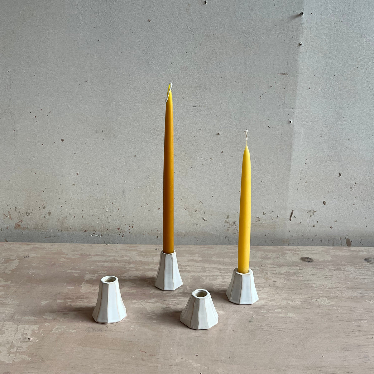 *COMING SOON* Faceted candle holders