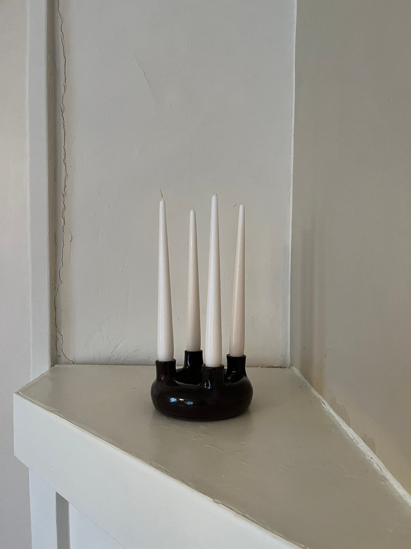 Advent candle holder (black)