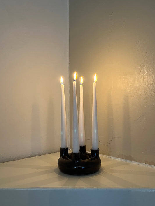 Advent candle holder (black)